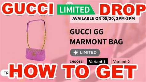 how to get the gucci gg marmont bag roblox|Roblox Gucci clothes now available for your avatar – .